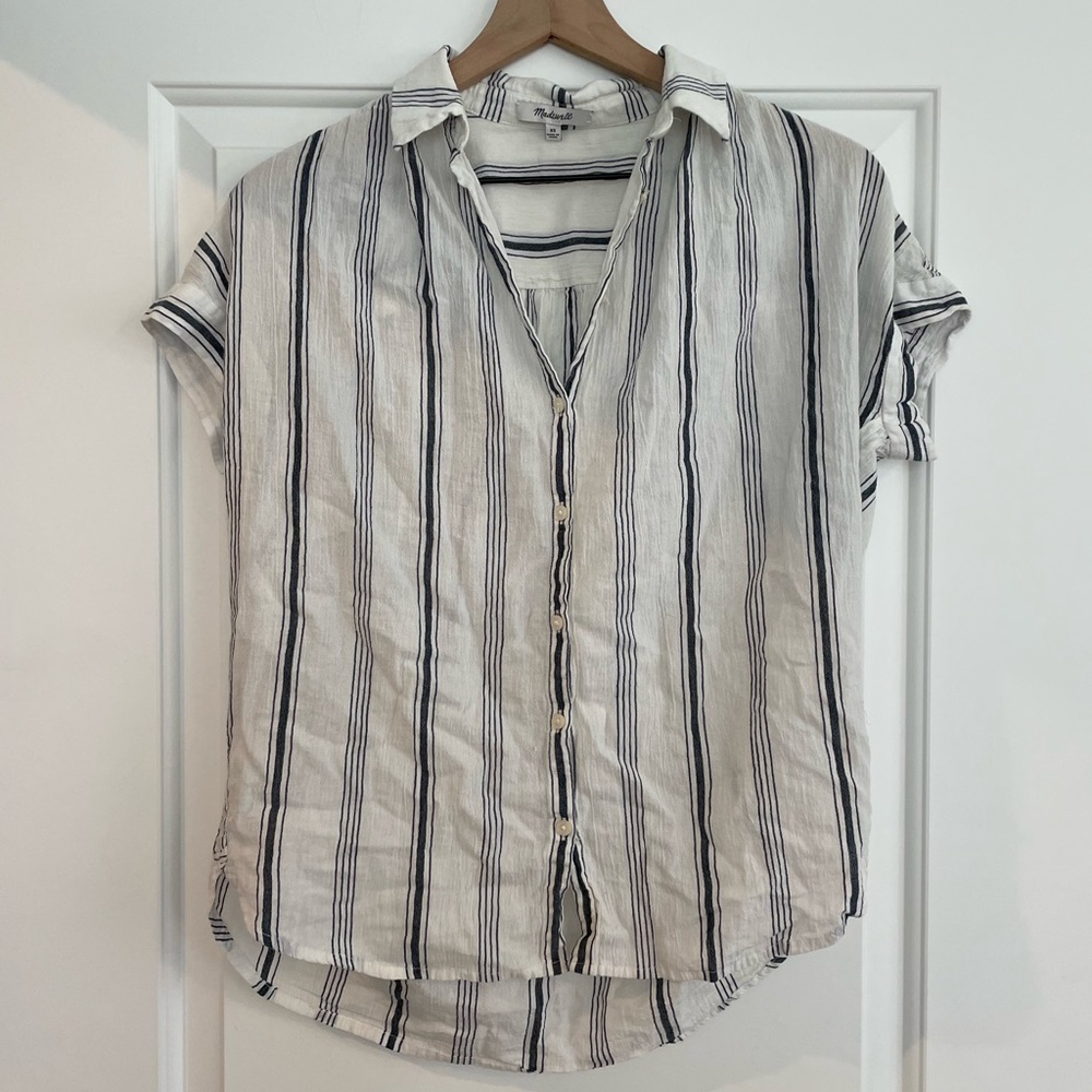 Striped madewell button down